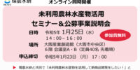 ロスゼロ代表が「未利用農林水産物活用セミナー」に登壇しました