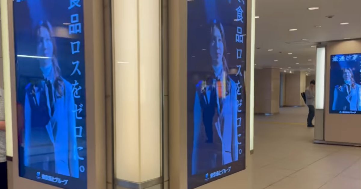 デジタルサイネージの様子（東京駅前地下広場）3