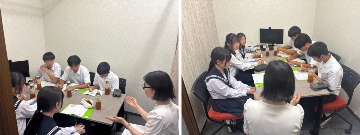 熱心な生徒さんたち