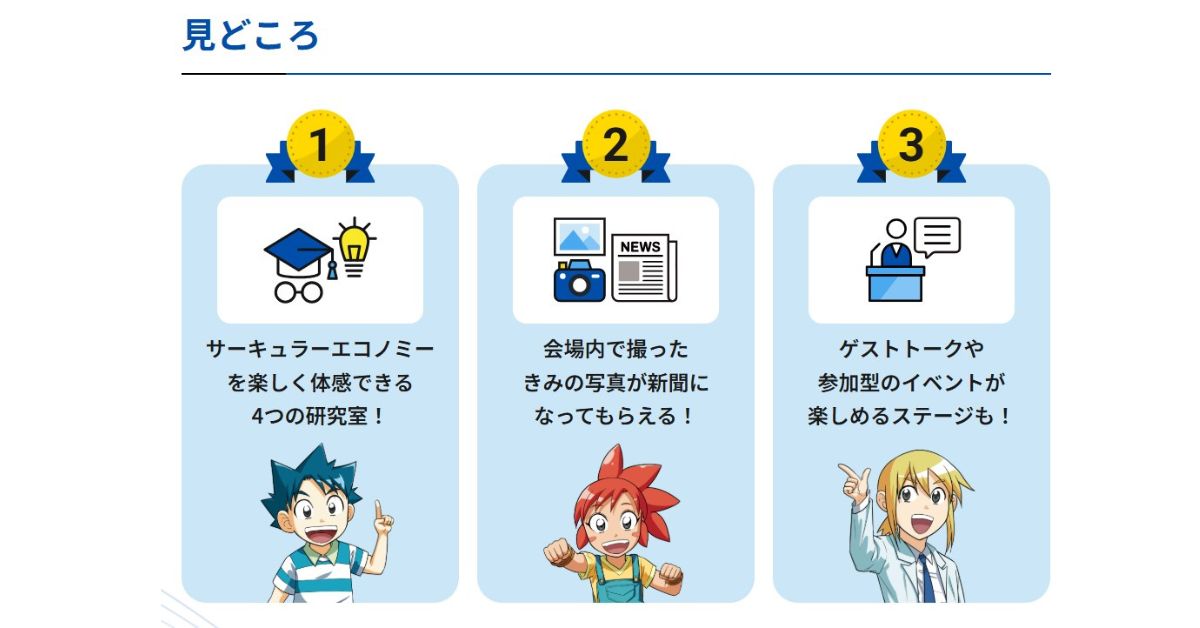サーキュラーエコノミー研究所の見どころ